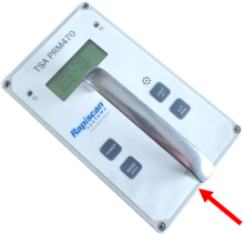PRM-470 locate label on base of item