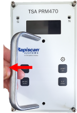 Remove handle of PRM-470 from cover
