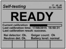 Screen displays "READY"
