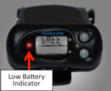 PM1703 Battery low LED indicator