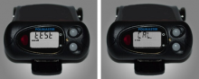 PM1703 start up screens for -test- and -cal-