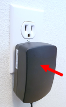 Power charger of BT-DU3 plugs into external power