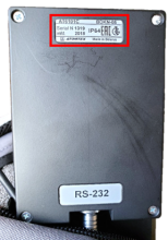 Serial number location of neutron detector