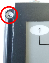 BT-DU3 upper case seal covers over screw in corner
