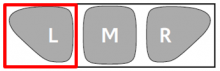 Left button is highlighted