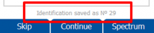 Screen displays event file number
