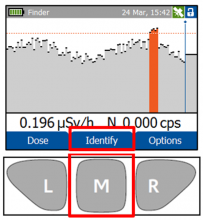 Screen option "Identify" with middle button