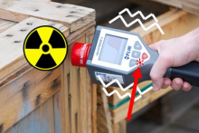 Device will vibrate when near radiation source