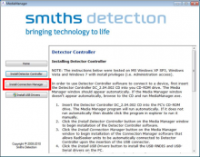 Button "install connection manager" in left column