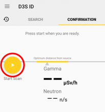 Start scan button is highlighted in the middle left of interface.