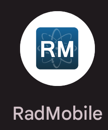 App logo for RadMobile from RSI