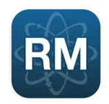 App logo for RadMobile from RSI showing letter R and M