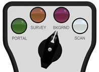 Mode control switch in Background position