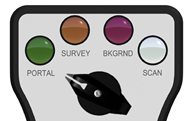 Mode control switch in Portal position