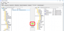 Transfer file with green arrow button