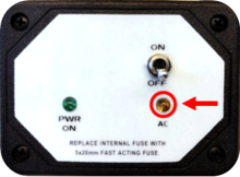 No AC power present
