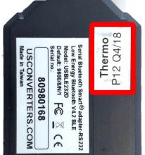 PackEye Sticker over DTE Switch