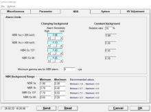 PackEye Interface Correct NBR Settings