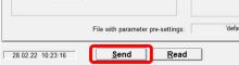 PackEye Interface Send 10:23