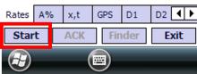 PackEye Trimble Screen Start Button