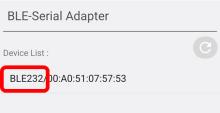 PackEye BTA USBLE Device List BLE232