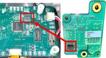 RadSeeker GPS Circuit Board Pins Aligned