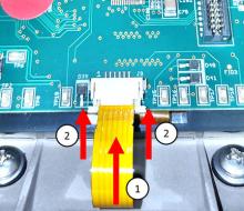 RadSeeker PCB Install Cable Tabs Cable