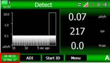 RadSeeker Date and Time Box