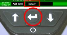 RadSeeker Detect Center Button