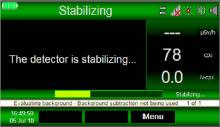 RadSeeker Status Stabilizing
