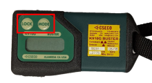 CSECO K910G Lock and Mode Buttons