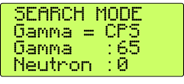 Rapiscan PRM-470 CGN Search Mode