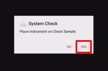 Viken Nighthawk system check screen YES