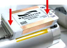 IO Place Stabilization Module onto bracket on gamma detector