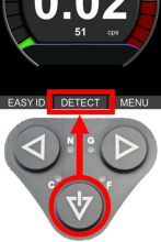 radEAGLET Enter DETECT mode