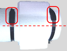 RadSeeker Align Wire Ties on Detector Assembly