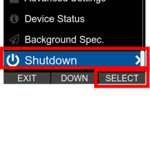 radEAGLET Shutdown SELECT