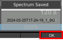 radEAGLET Spectrum Saved