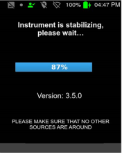radEAGLET Start up instrument stabilizing