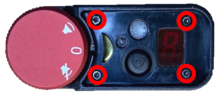 TA600 Remove four screws