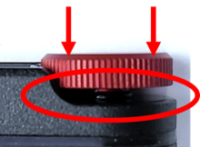 TA600 Set the power knob onto the switch